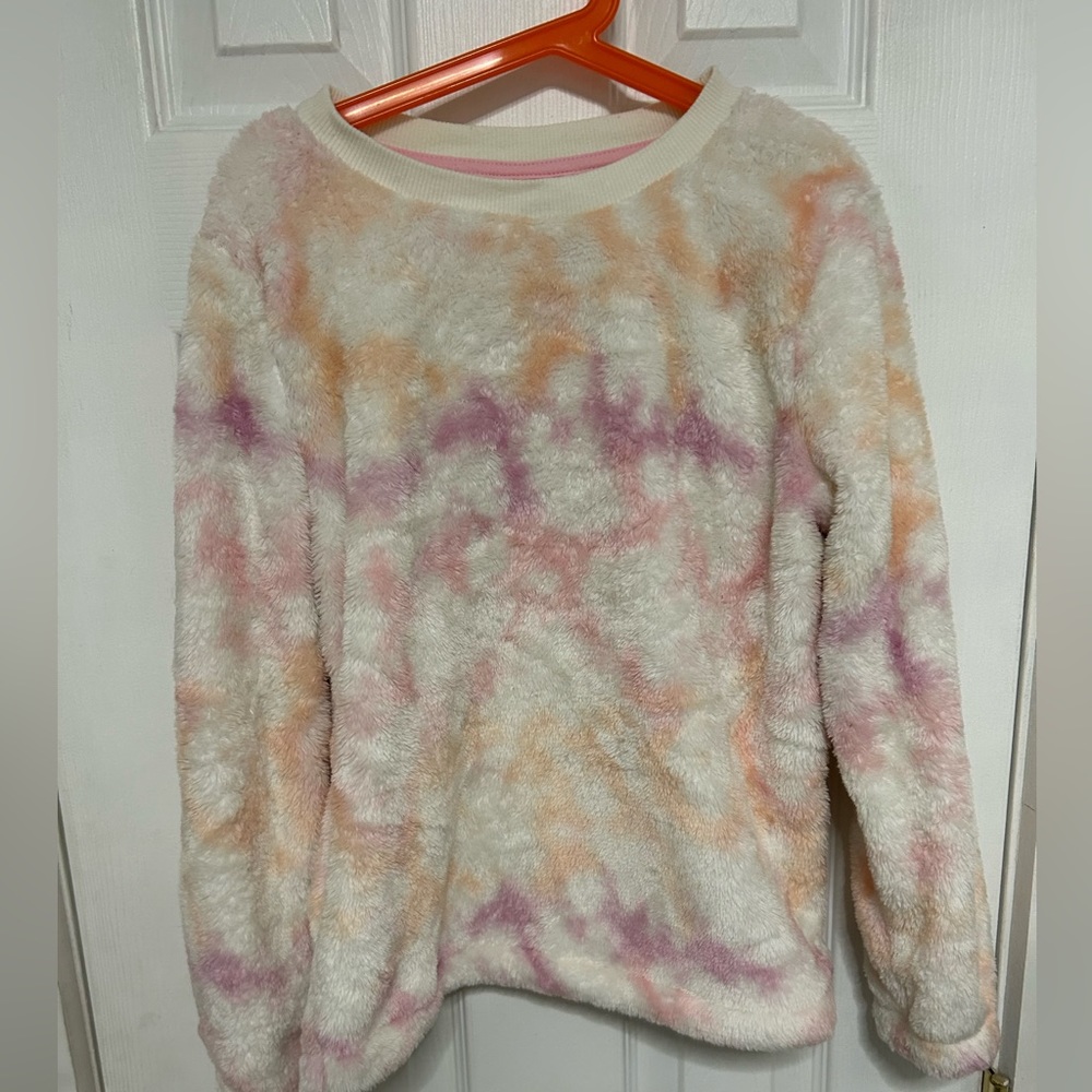 Cat & Jack Tie Dye Fleece Sweatshirt - Size L